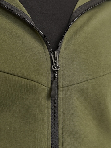 JACK & JONES Sweatjacke 'JCOFusion' in Grün