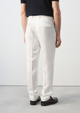 MANGO MAN Slimfit Hose  'Gonzalo' in Weiß