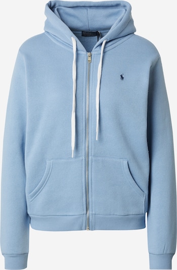 Polo Ralph Lauren Veste de survêtement en bleu marine / bleu clair, Vue avec produit