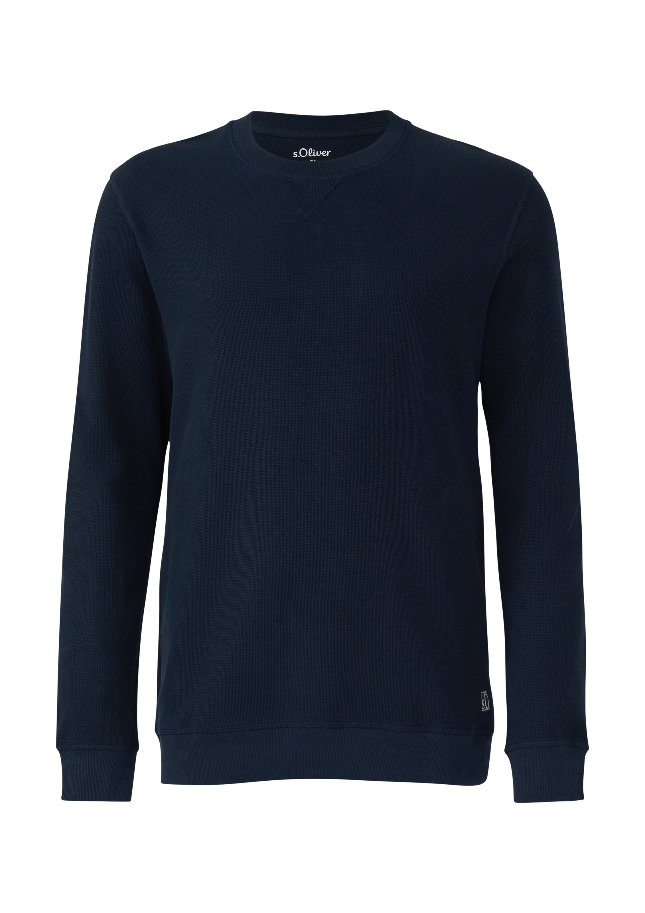 Sweat-shirt s.Oliver en bleu : devant