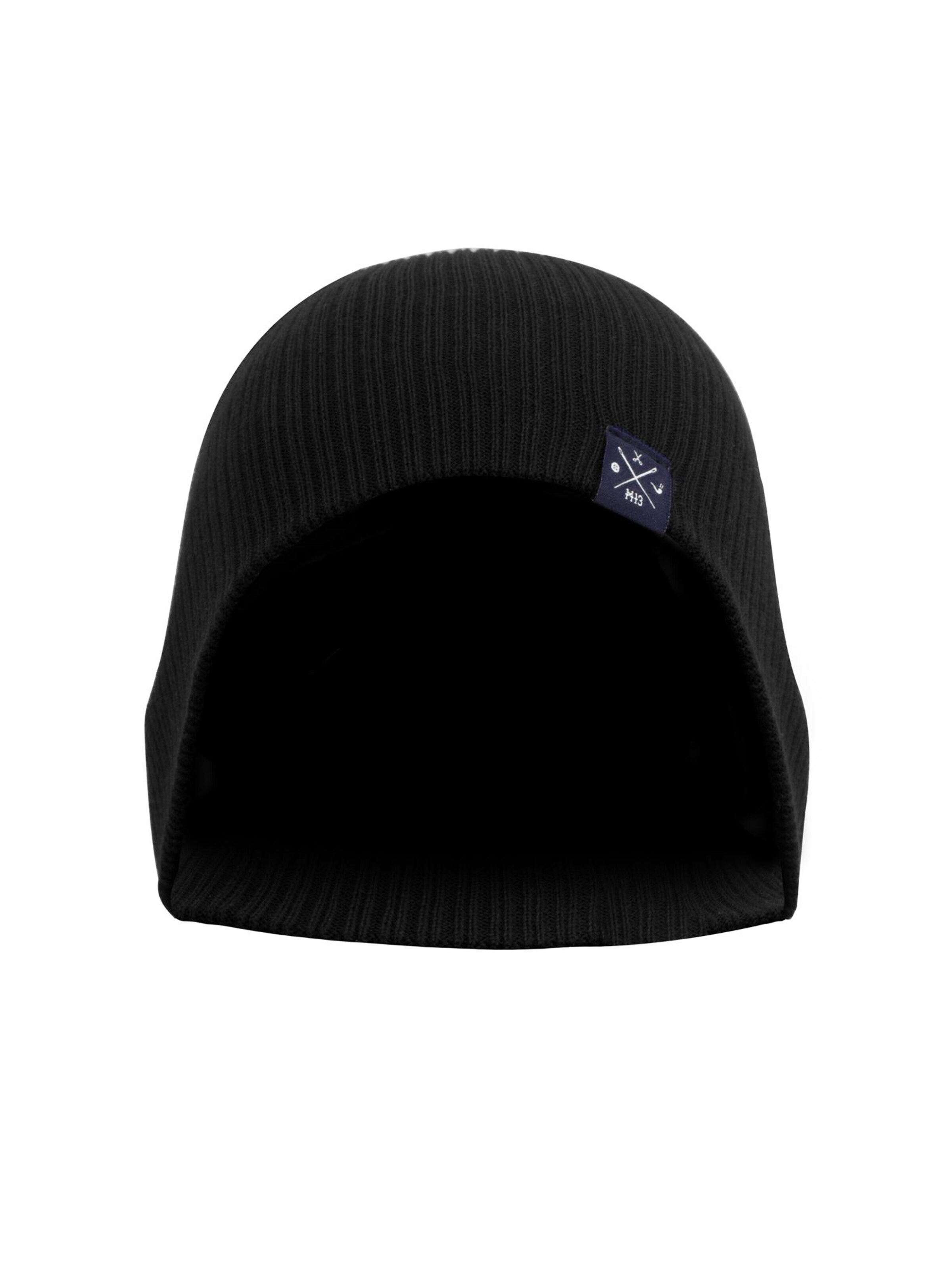Manufaktur13 Beanie 'Double Sided' in Black