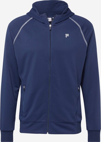 FILA Sportsweatvest 'LAGE' in Blauw: voorkant