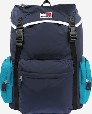 Tommy Jeans - Mochila en azul: frente