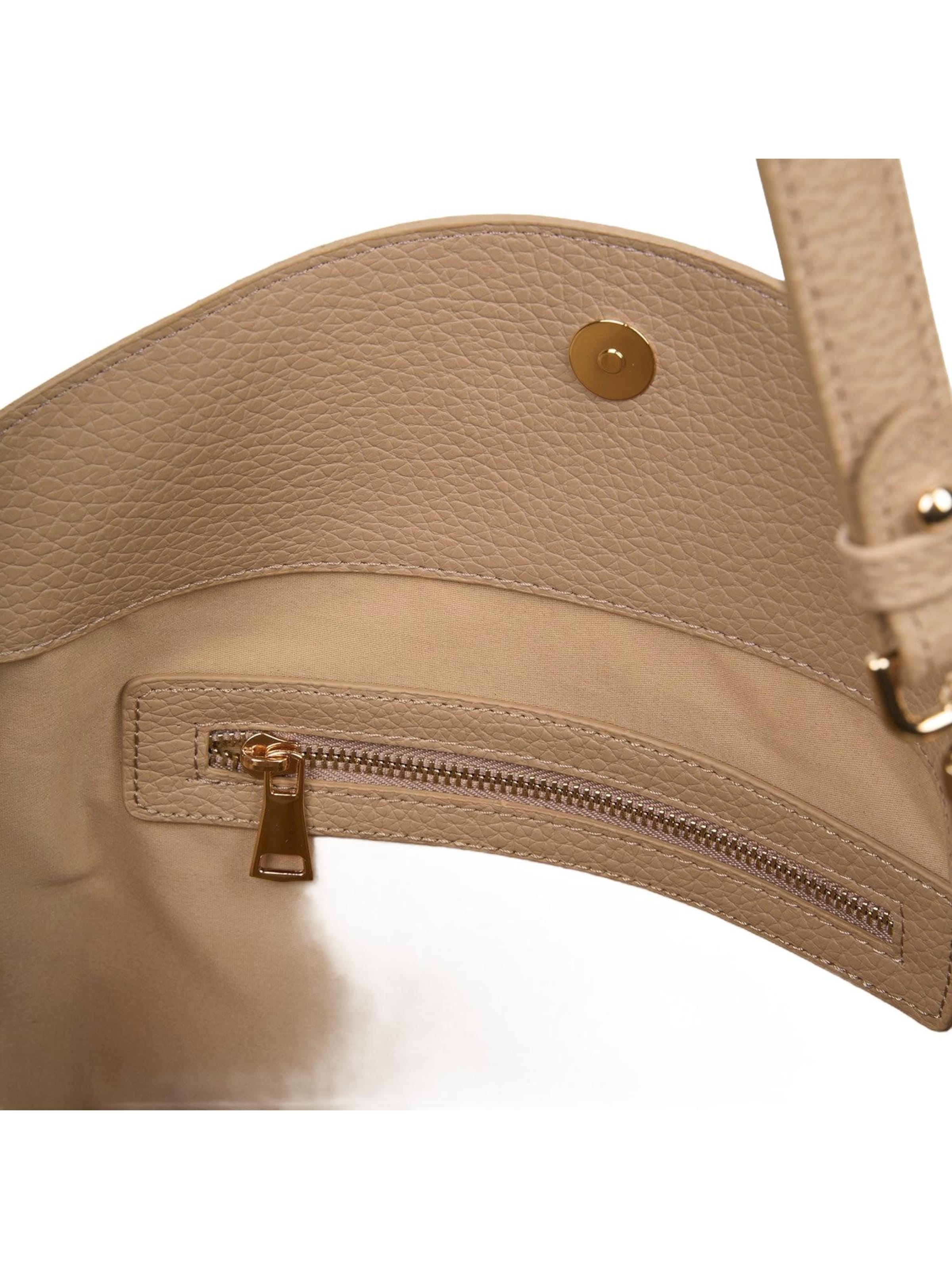 Desa - Bolso de hombro 'DESA Damen-Schultertasche mit Quasten-Detail' en beige