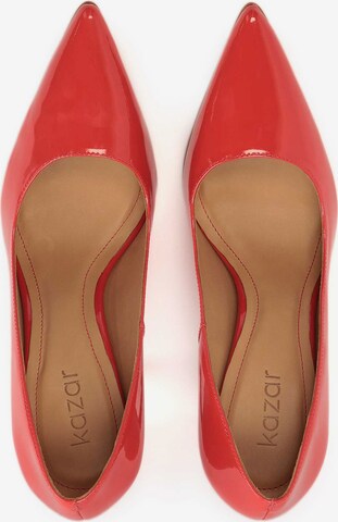 Kazar - Zapatos con plataforma en rojo