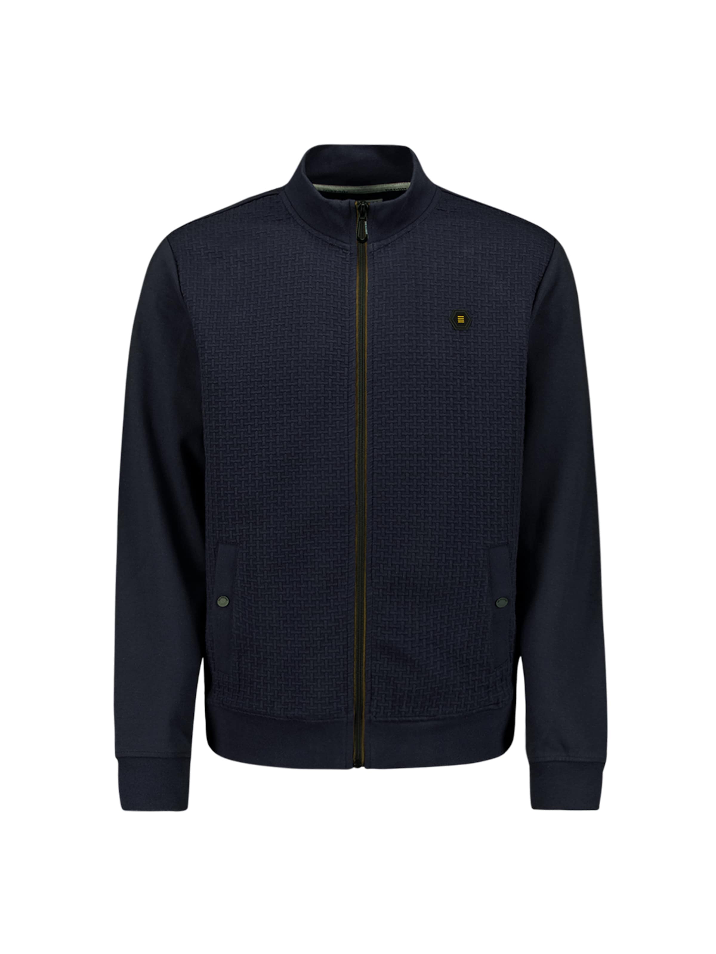 No Excess Sweatjacke in Blau: Vorderseite