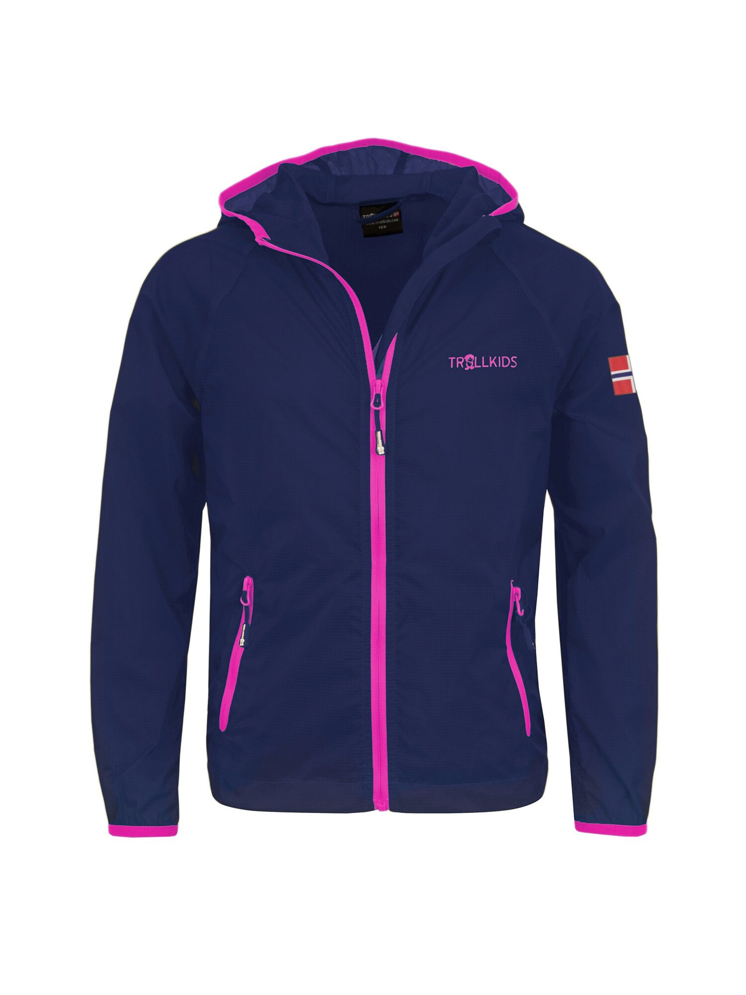 TROLLKIDS Outdoor jacket in Blue: front