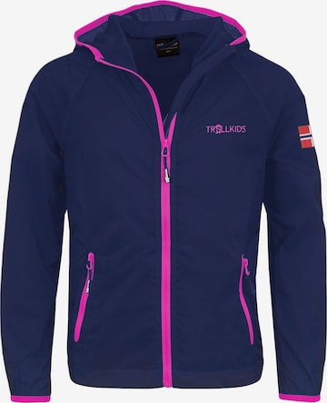 TROLLKIDS Outdoor jacket in Blue: front