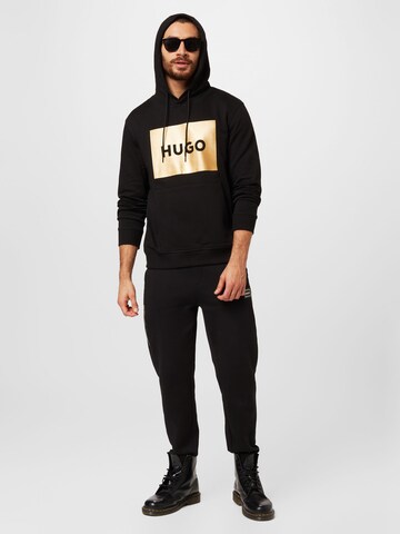 HUGO Red - Sweatshirt 'Duratschi' em preto