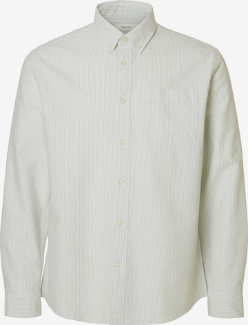 SELECTED Риза 'SLHRICK' в бяло: отпред