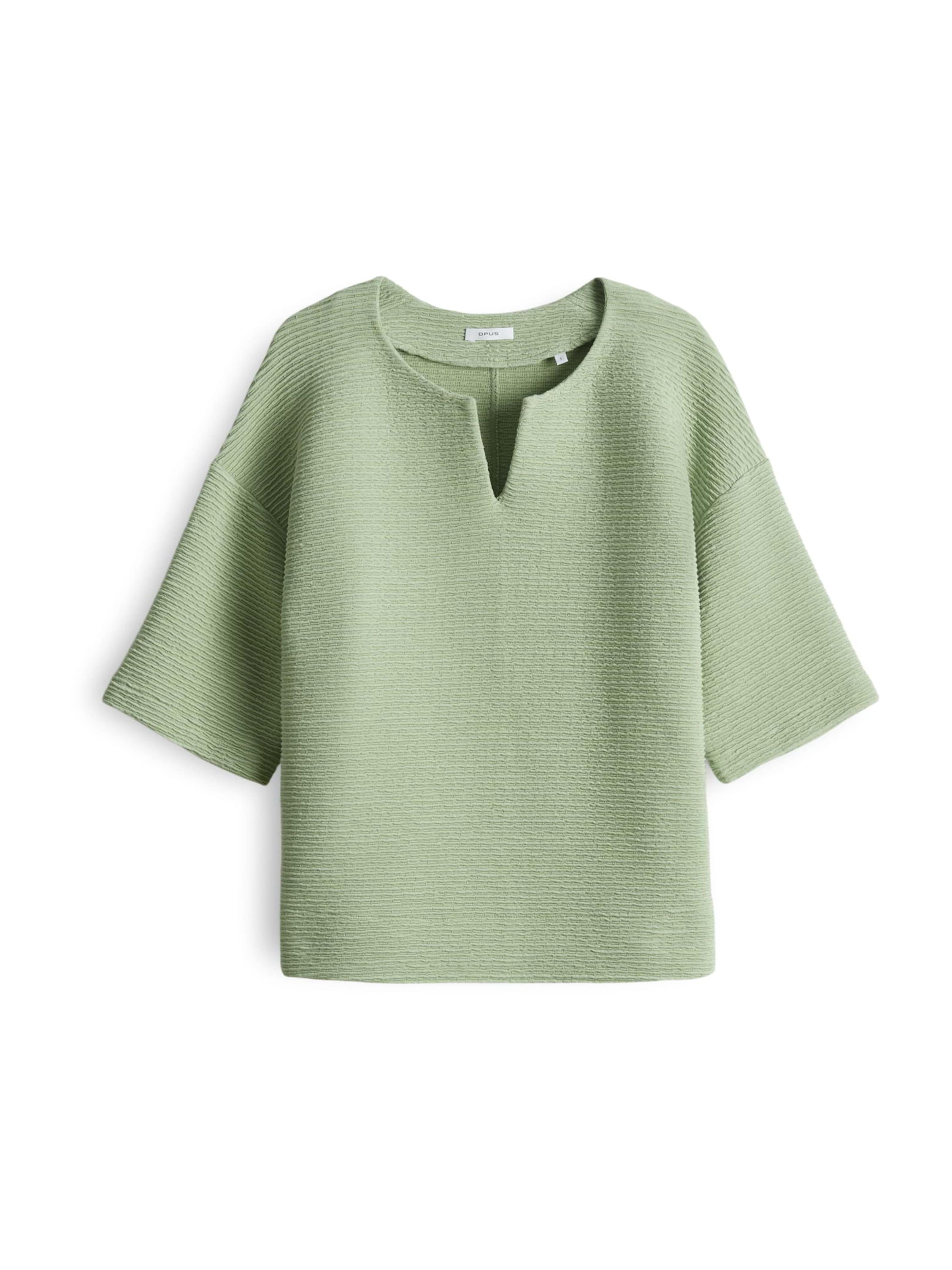 OPUS Μπλούζα φούτερ 'Gibatine' σε πράσινο: μπροστά