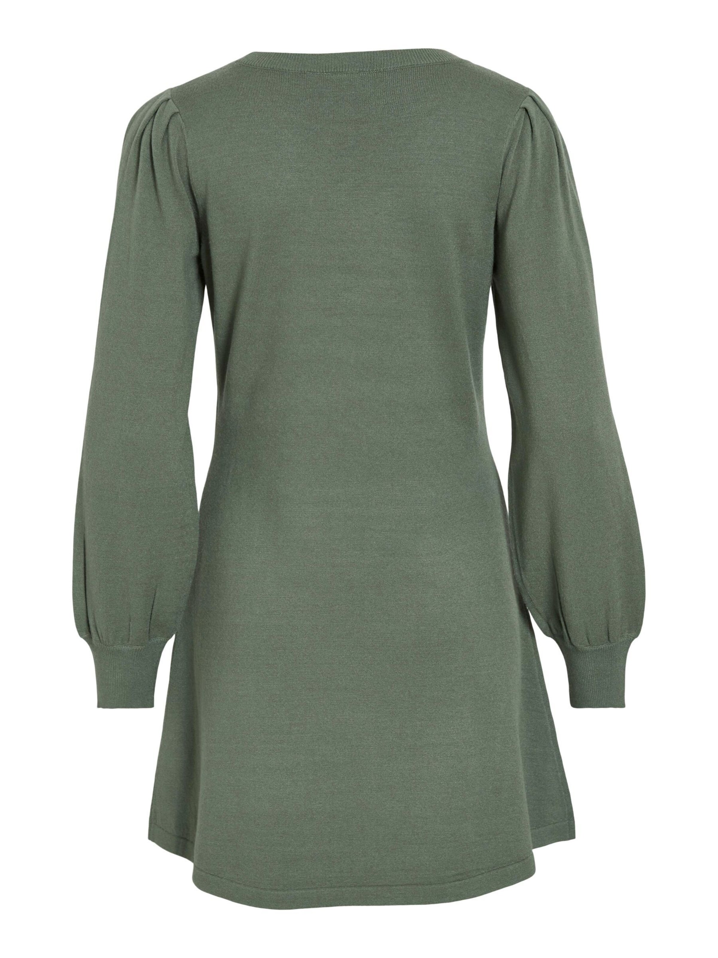 VILA Strikkjole 'VIRICKY' i grøn