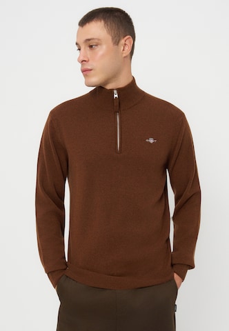 GANT Sweter w kolorze brązowy