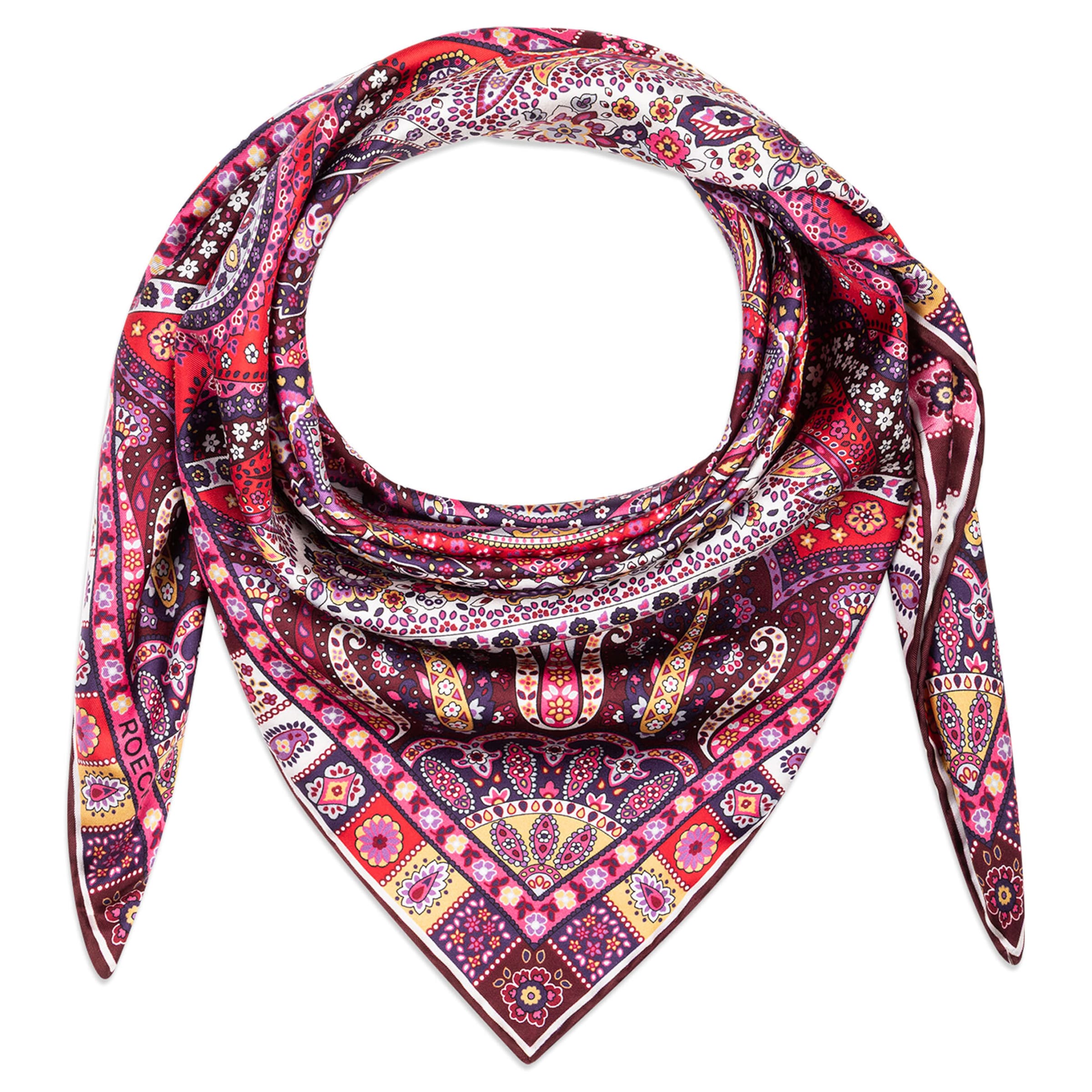 Foulard Roeckl en rouge : devant