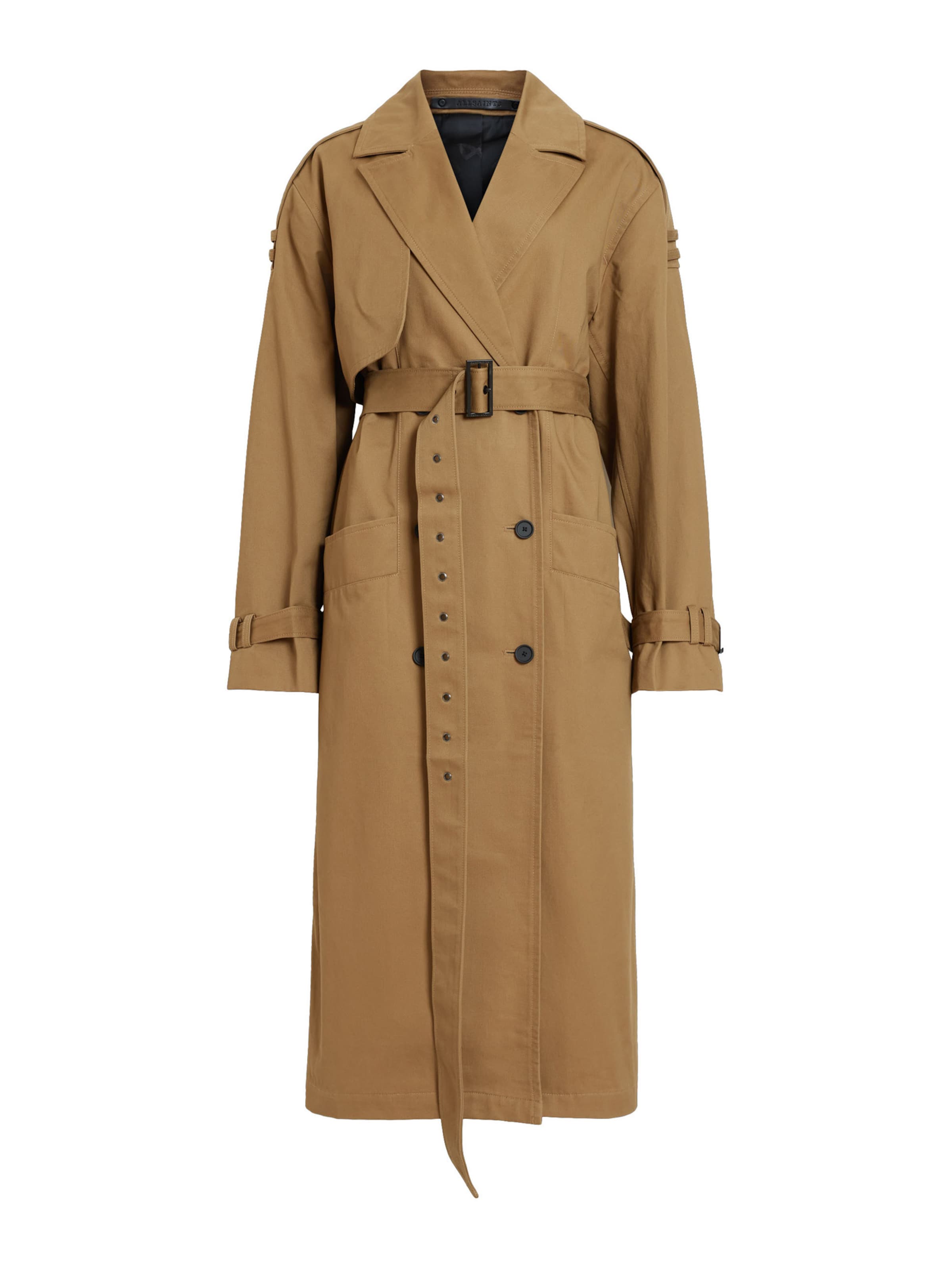 Palton de primăvară-toamnă 'WYATT' de la AllSaints pe maro: față