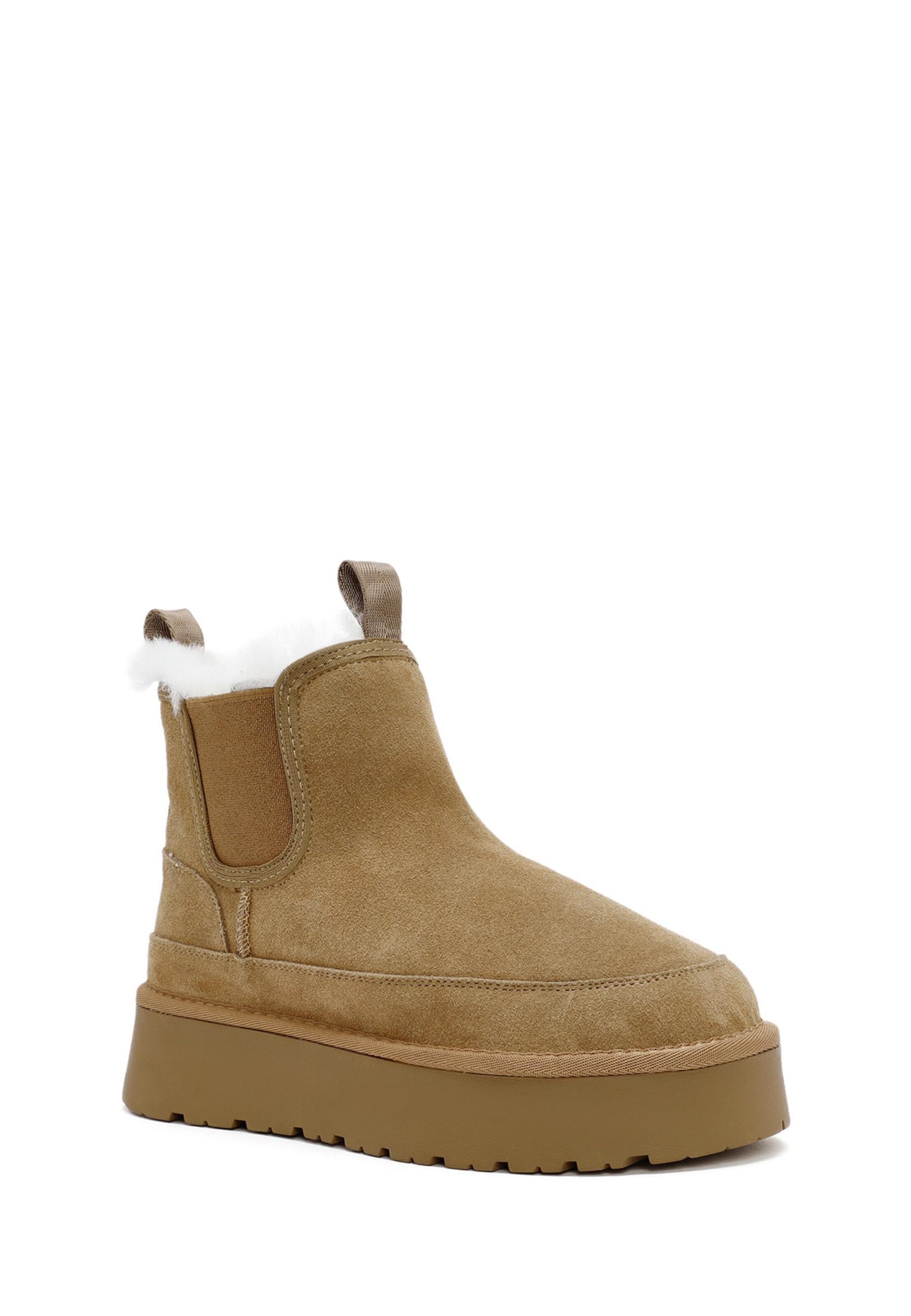 Derimod Enkellaarsje in Beige