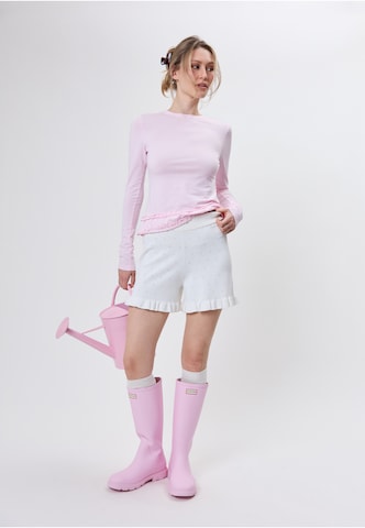 OH APRIL Wide leg Trousers in White