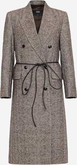 Antioch Prechodný kabát - tmavohnedá / biela, Produkt