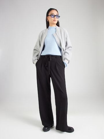 VILA Широкий Брюки со складками 'VIHILDA' в Черный