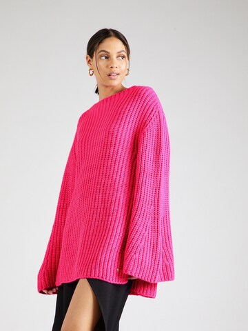 LTB Pullover i overstørrelse 'Niyeta' i pink: forside