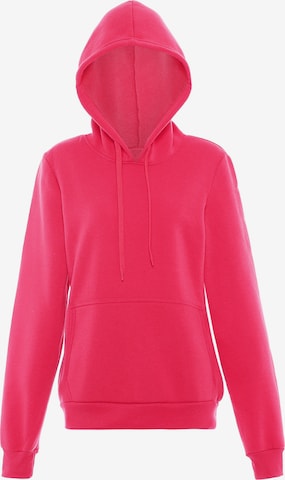 myMo ATHLSRSweater majica - roza boja: prednji dio