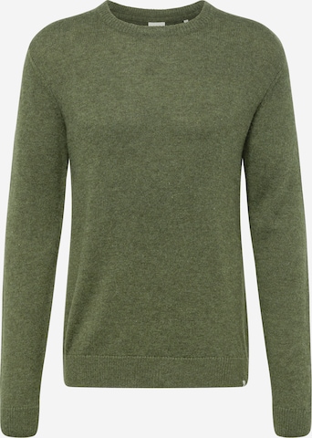 !Solid Pullover i grøn: forside