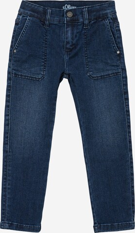 s.Oliver Regular Jeans in Blauw: voorkant