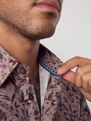 Coupe regular Chemise Next en marron