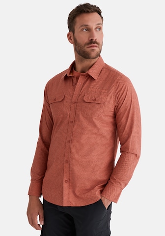 Coupe regular Chemise 'Harry' Hero en orange : devant