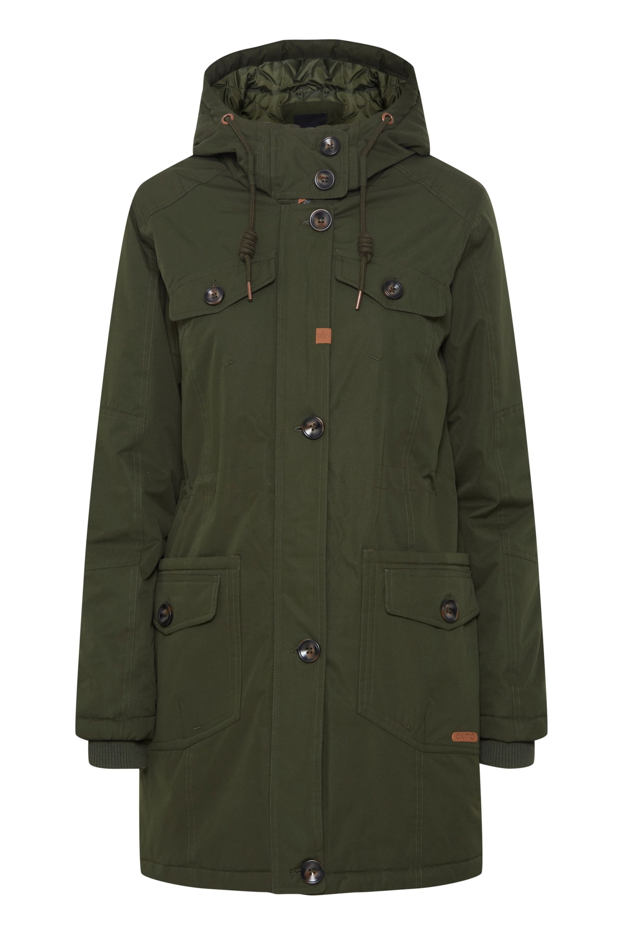 Parka invernale 'Tala' di Oxmo in verde: frontale