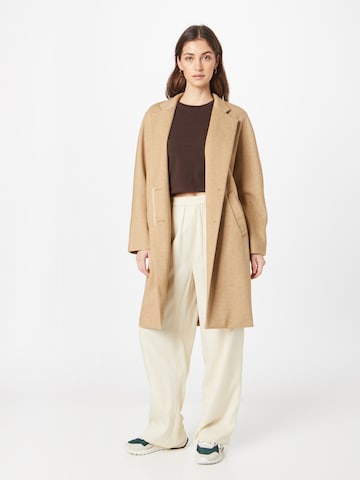 ESPRIT Between-Seasons Coat 'Face' in Beige: front