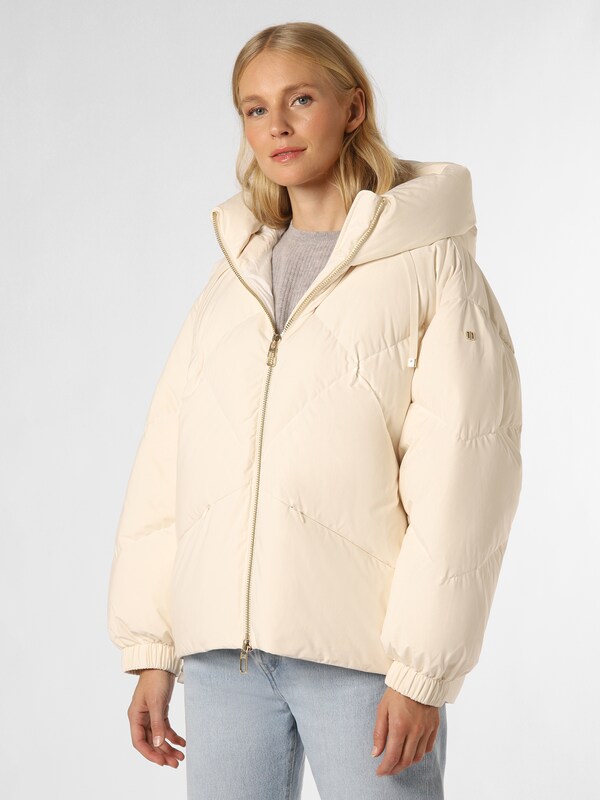 DUNO Between-Season Jacket 'Peggie' in Ecru