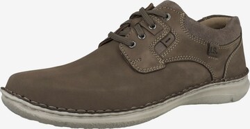 JOSEF SEIBEL Lace-Up Shoes 'Anvers' in Brown: front