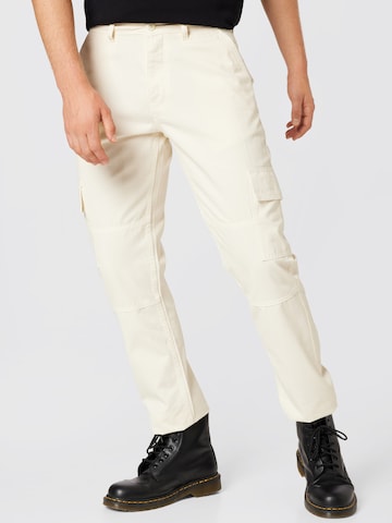 ABOUT YOU Limited Regular Pants 'Rafael' in Beige: front