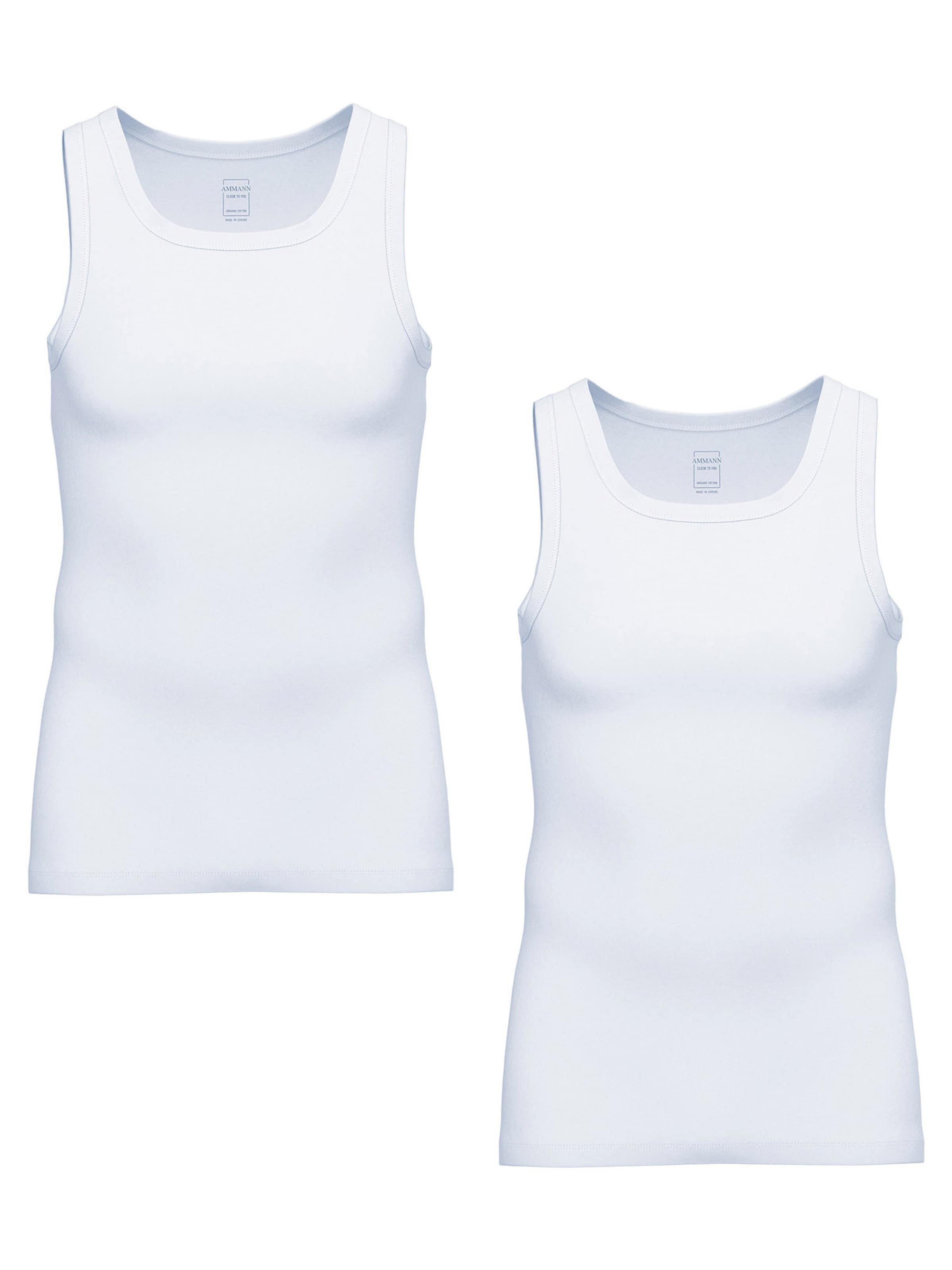 Maillot de corps ' Close To You ' Ammann en blanc : devant