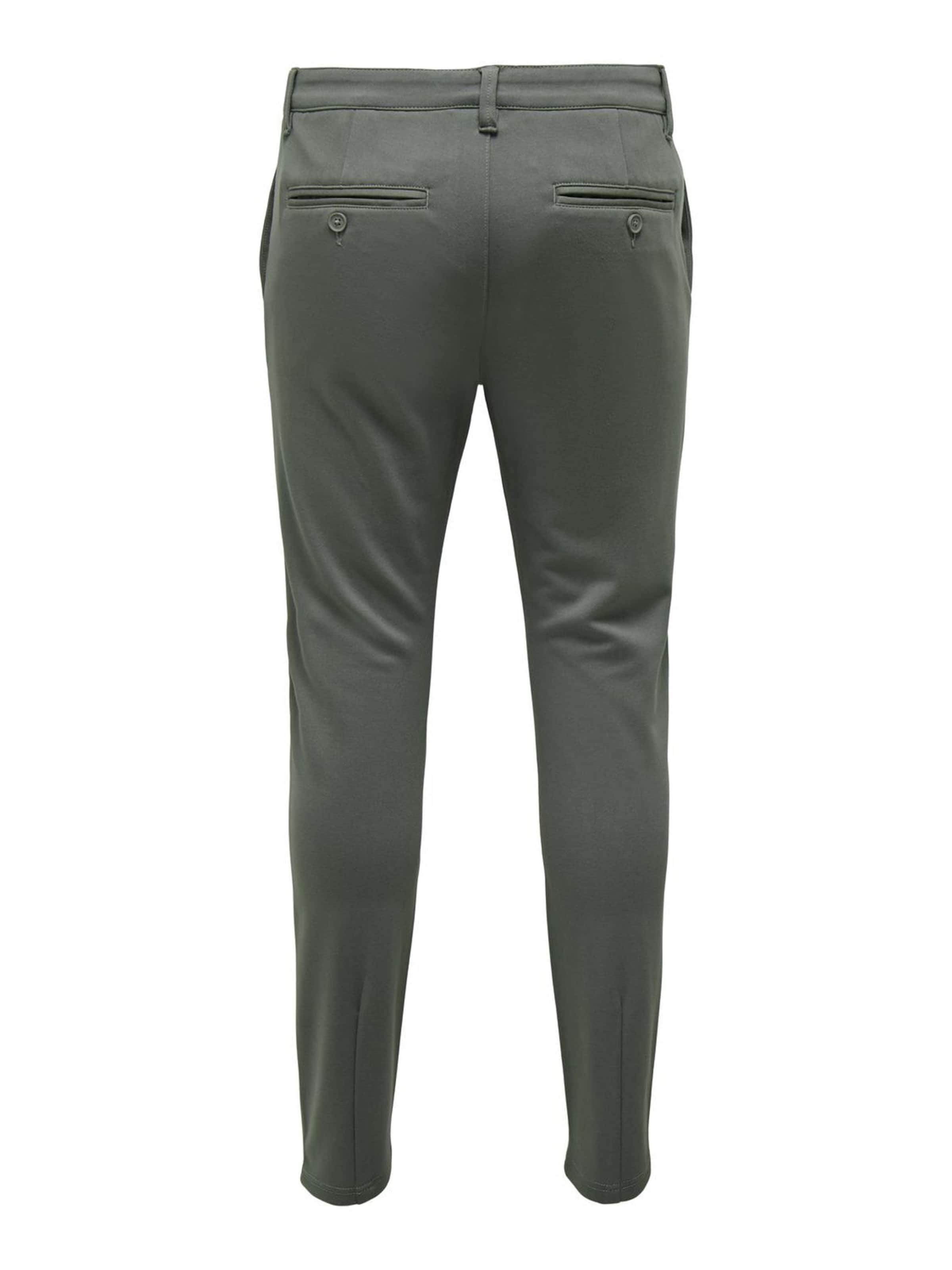 Coupe slim Pantalon chino 'Mark' Only & Sons en gris