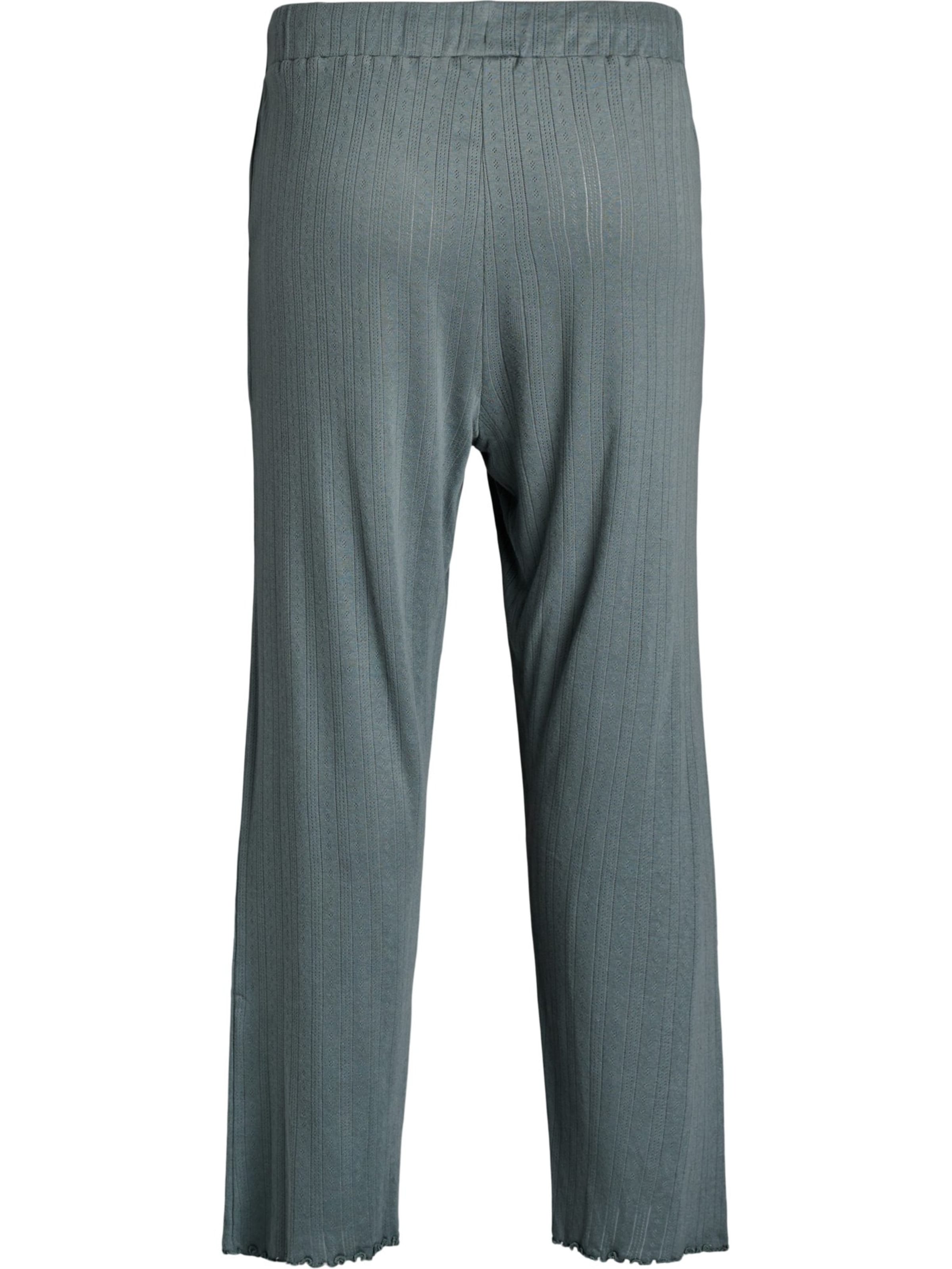 Zizzi Pajama pants 'MPOINTY' in Green
