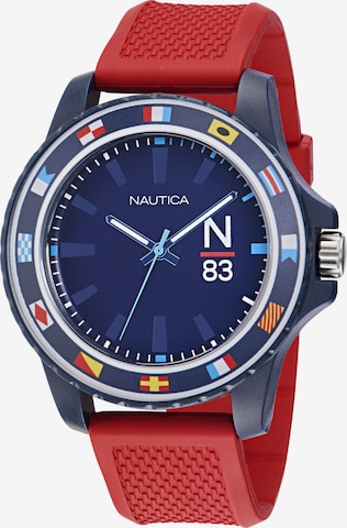 NAUTICA Analoog horloge ' FINN WORLD ' in Blauw