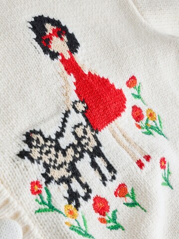 Next Knit cardigan 'Rich House Scene' in Beige