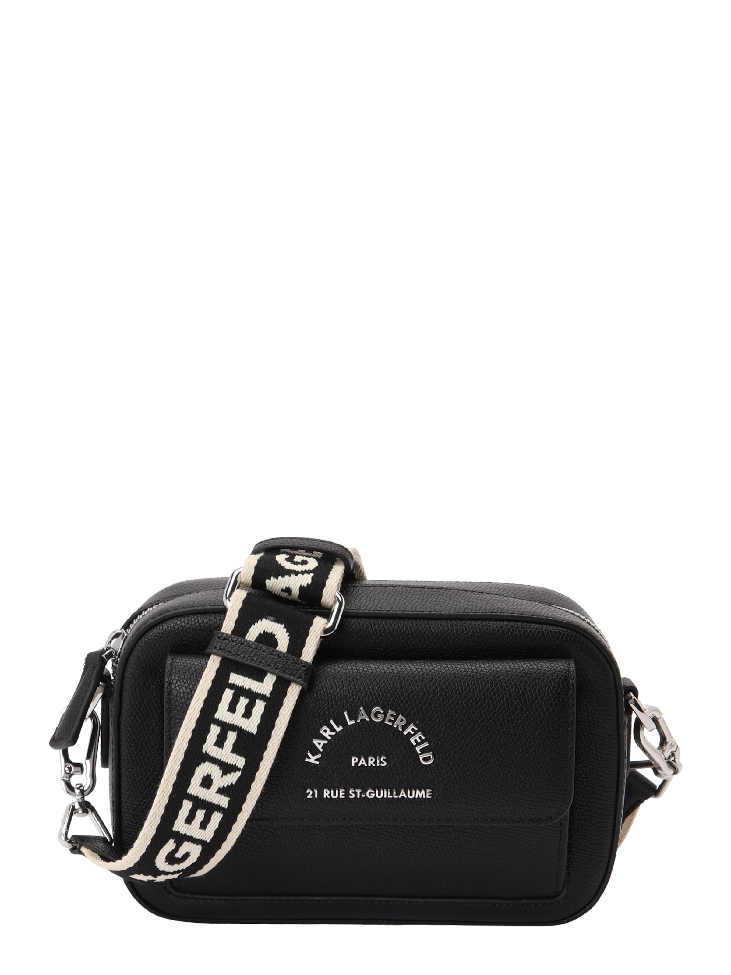 Karl Lagerfeld Crossbody Bag in Black: front