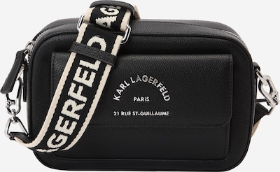 Karl Lagerfeld Torba preko ramena u crna / bijela, Pregled proizvoda