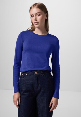 Street One Studio Shirt in Blue: front