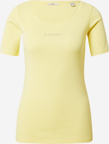 ESPRIT Majica | rumena barva: sprednja stran