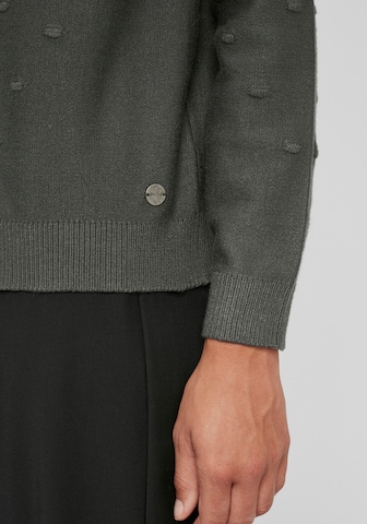 Oxmo Knit Cardigan 'Kalotta' in Grey