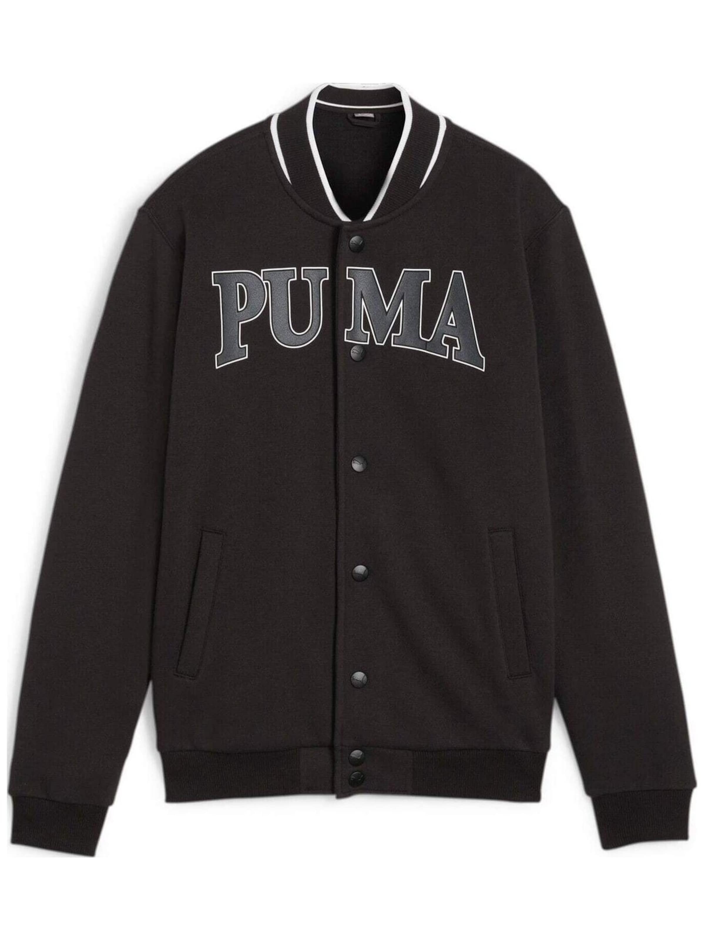 PUMA - Chaqueta deportiva 'Puma Puma Squad Bomber Jacket Tr B' en negro: frente