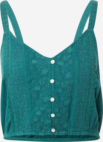 American Eagle Top in Groen: voorkant