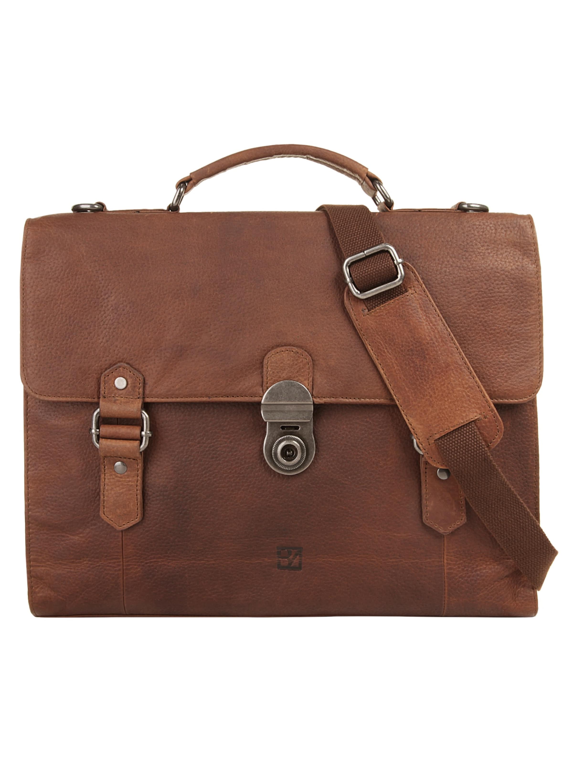 BODENSCHATZ Briefcase in Brown: front