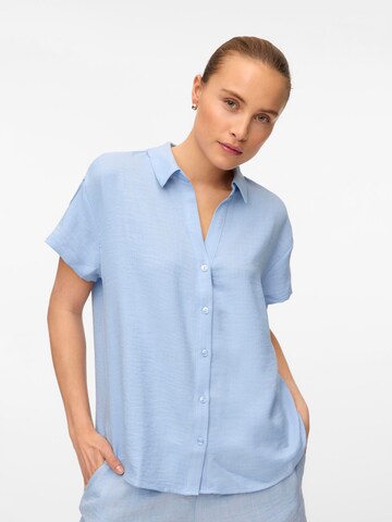VERO MODA Bluse 'VMMelaney' i blå