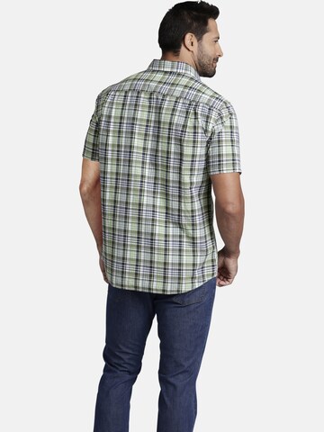 Jan Vanderstorm Comfort fit Button Up Shirt 'Bandulf' in Green