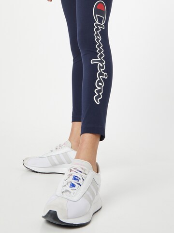 Skinny Pantalon de sport Champion Authentic Athletic Apparel en bleu